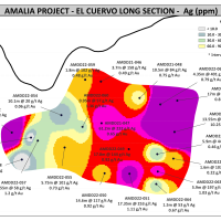 Figure 24. El Cuervo Ag PP Long Section